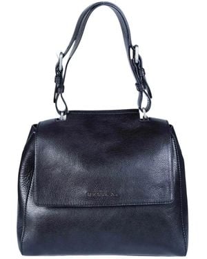 Orciani Tassen ,Zwart ,Leer Sveva Small Bag - Blauw