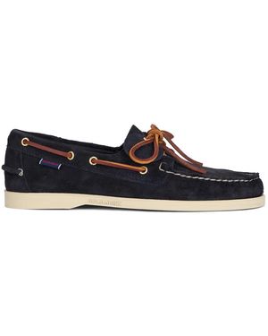 Sebago Portland Artisan Ox - Blau