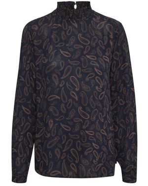 Kaffe Overhemden ,Blauw ,Tops