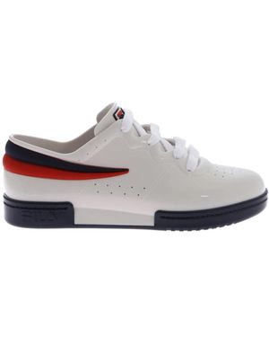 Melissa Schoenen ,Wit ,Ivoor Rubber Sneakers Met Logo Details