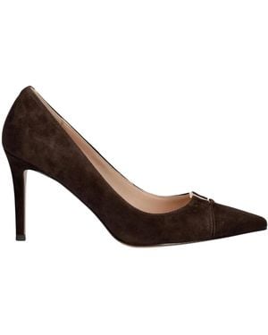 Twinset Spitze Pumps Aus Wildleder - Braun