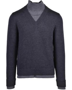 Alpha Studio Turtlenecks - Azul