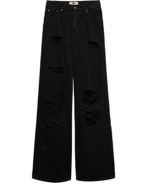 Aniye By Chloe Gerades Jeans - Schwarz