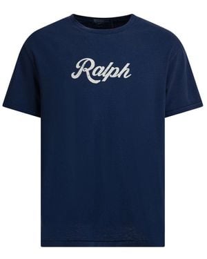 Polo Ralph Lauren Blau T-Shirt Klassisches Design