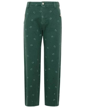 KENZO Straight Jeans - Vert