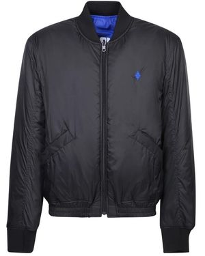 Marcelo Burlon Bomber Jackets - Blue