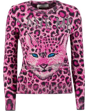 Alberta Ferretti Long Sleeve Tops - Viola