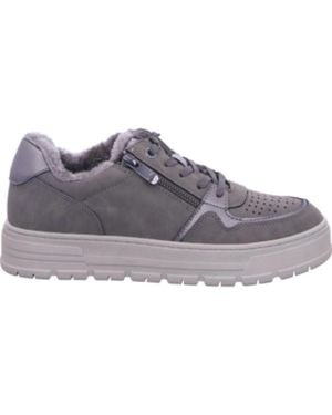 Marco Tozzi Bequeme Schnürschuhe Für Damen - Grau