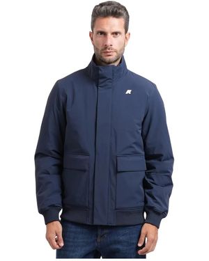 K-Way Bomber Jackets - Azul
