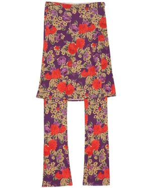 Acne Studios Broeken ,Veelkleurig ,Intessa Skirt Pant - Rood