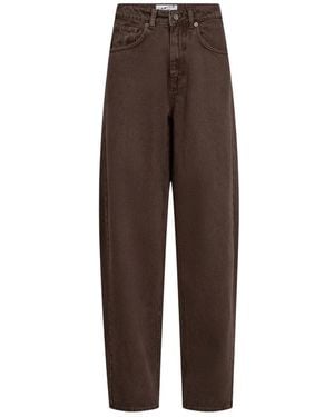 Haute L'Amitié Loose-Fit Jeans - Marrón
