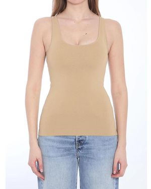 TOTEME Compact Knit Tank - Blauw