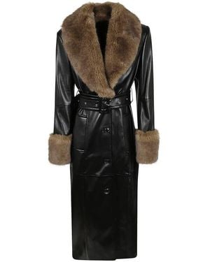 Stand Studio Belted Coats - Black