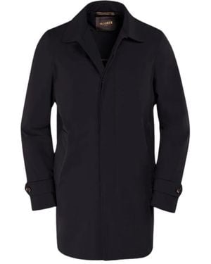 Moorer Single-Breasted Coats - Blu