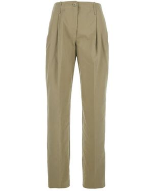 Semicouture Straight Trousers - Green