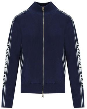 Elisabetta Franchi Zip-Throughs - Blu