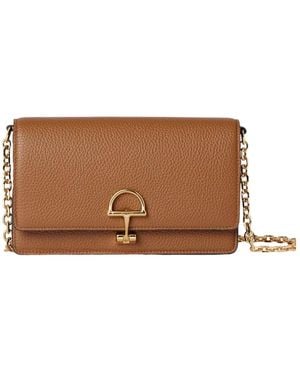 Gucci Half Horsebit Wallet On Chain - Braun