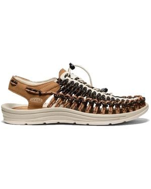 Keen Einzigartige Schwarze & Chipmunk Sandalen - Braun