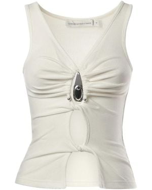 Christopher Esber Sleeveless Tops - White