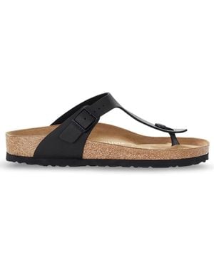 Birkenstock Schwarze Gizeh Sandalen
