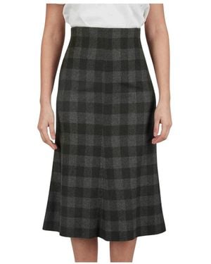 Kiton Midi Skirts - Negro