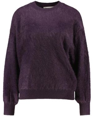 Mercer Truien & Vesten ,Paars ,Cashmere Truien
