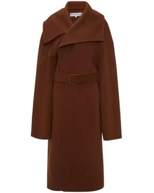 JW Anderson Belted Coats - Brown