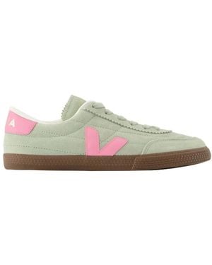 Veja Groene Leren Sneakers