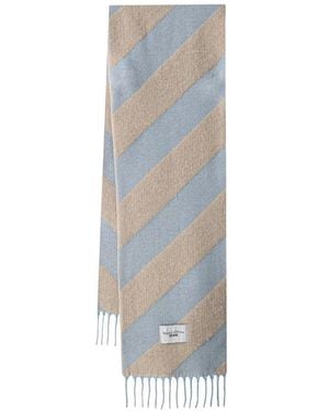 Marc O' Polo Accessoires ,Veelkleurig ,Wol Wollen Sjaal - Blauw