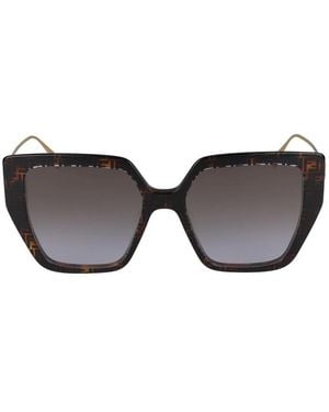 Fendi Baguette Sonnenbrille - Braun