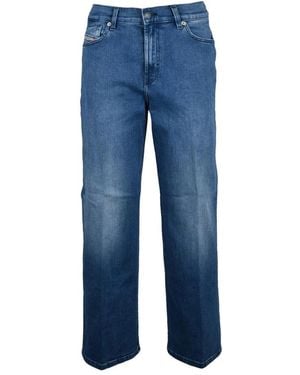 DIESEL Straight Jeans - Azul
