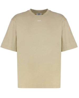 Off-White c/o Virgil Abloh T-Shirts - Natural