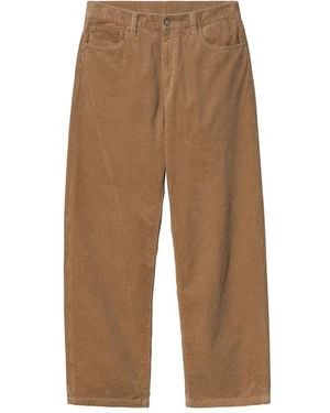 Carhartt Trousers > wide trousers - Marron