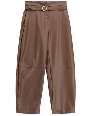 Imperial Wide Trousers - Marrone