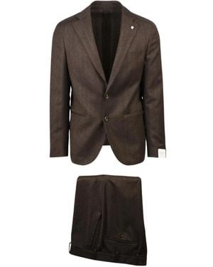 L.B.M. 1911 Single Breasted Suits - Nero