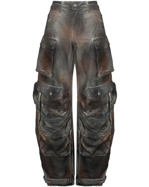 The Attico Loose-Fit Jeans - Gris