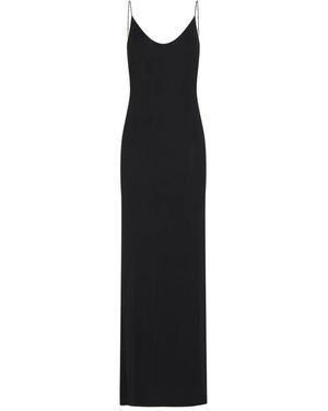 Saint Laurent Kleedjes ,Zwart ,Cassandre-Chain Backless Dress