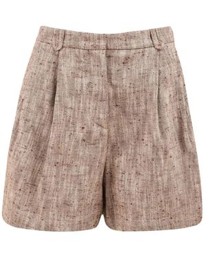 Drumohr Korte Broeken Casual Shorts Voor Mannen - Naturel