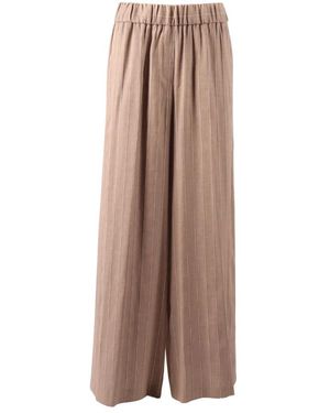 Peserico Wide Pants - Brown