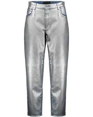 Alberta Ferretti Cropped Jeans - Grey