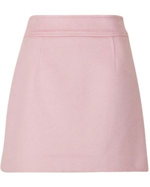 byTiMo Rokken ,Roze ,Wol Elegante Wol Mini Rok
