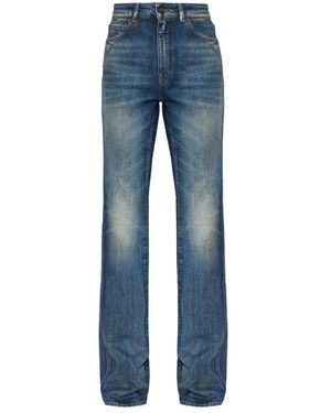 Amiri Jeans ,Blauw ,Katoen Jeans Met Vintage-Effect