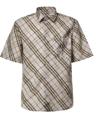 Burberry Short Sleeve Shirts - Grigio