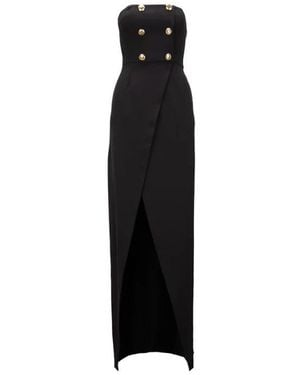 Elisabetta Franchi Maxi Dresses - Black