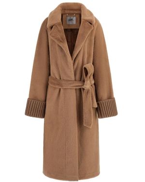 Guess Belted Coats - Brown