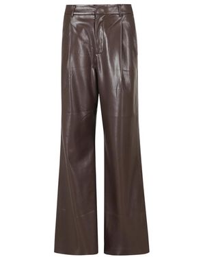 ANDAMANE Leather Trousers - Grigio