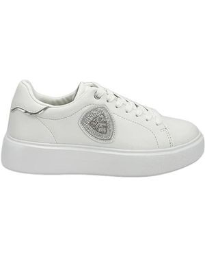 Blauer Trainers - White