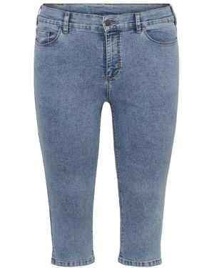 Kaffe Cropped Jeans - Blau