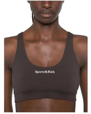 Sporty & Rich Sleeveless Tops - Brown
