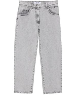 MSGM Straight Jeans - Gris